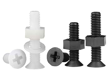 HSCRSTAR Nylon Flat Head Cross Head Plastic Mechanical Screw